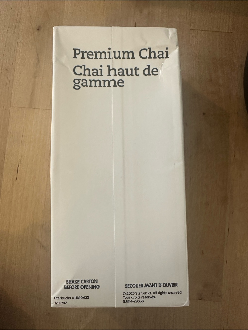 Starbucks Premium Chai Concentrate 8/24/26